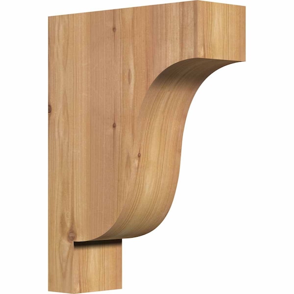 Ekena Millwork Newport Smooth Corbel, Western Red Cedar, 3 1/2"W x 10"D x 14"H COR04X10X14NEW00SWR - main